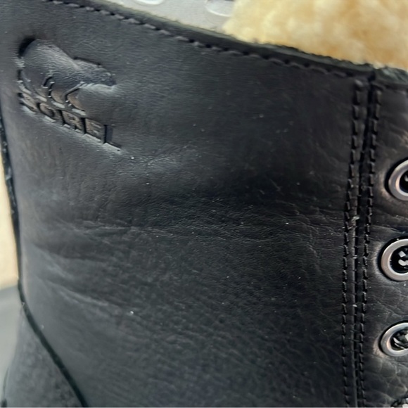Sorel Emelie Genuine Shearling Short Lace-Up Boot (Women) - Picture 6 of 12